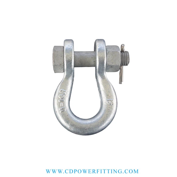 Hot-dip Galvanized Steel D Anchor Shackle